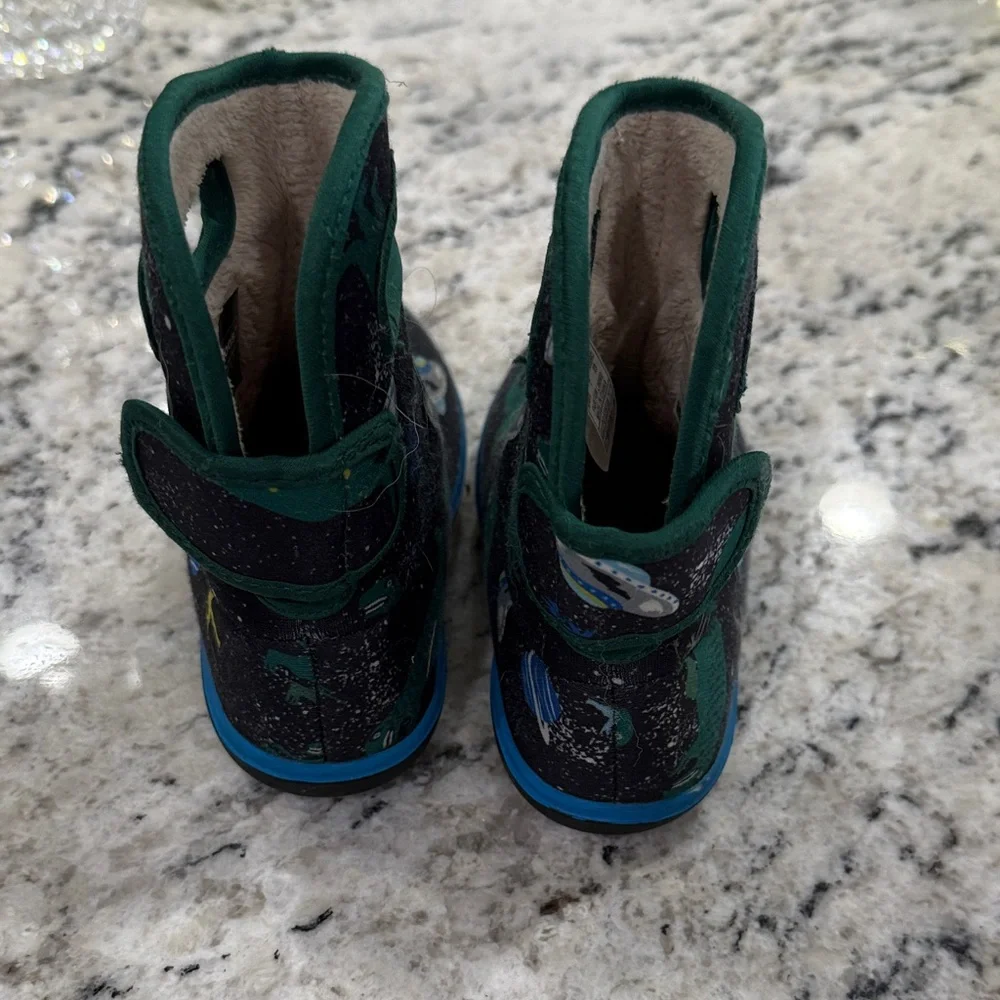 Bogs Kids' Dino Adventure Boots - Black and Green